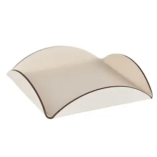 Colombo Adj Подставка для сервировки настольная, 15x15 см, цвет: панна котта/белый