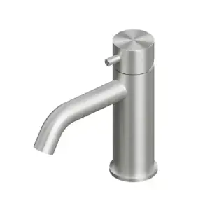 QuadroDesign Source Смеситель для раковины, на 1 отв., цвет: brushed stainless steel