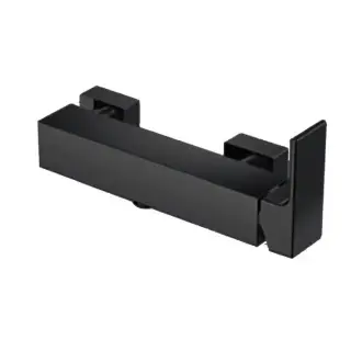 Gattoni Kubik Смеситель для душа, однорычажный, вывод снизу, цвет: черный матовый