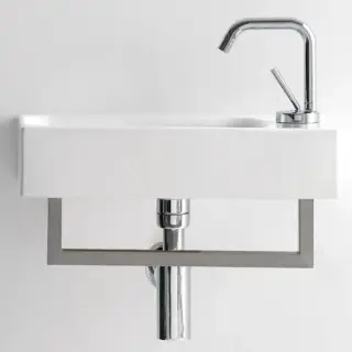 Kerasan Cento Раковина 45х25 см, 1 отв., цвет: белый