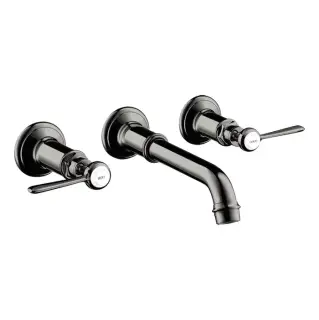 Axor Montreux Смеситель для раковины, встраиваемый, излив: 22.5см., ручка: рычаг, цвет: полированный черный хром