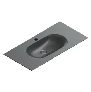Catalano Sfera Раковина консоль 100x50см, с 1 отв., цвет: черный матовый