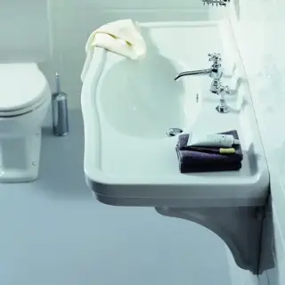 SIMAS Londra Консоль с раковиной 105х57см с 1 отв. под смеситель, напольная, цвет: белый