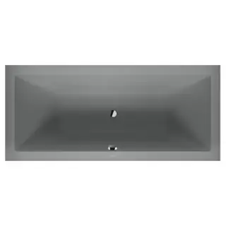 Duravit Vitrium Ванна встраиваемая 180x80cм, с ножками, с2 наклонами для спины, прямоугольная, цвет: светло-серый матовый