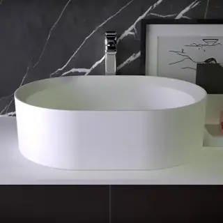 KNIEF Pearl Раковина 50х40х15 см, без отв., накладная, без перелива, цвет: белый матовый