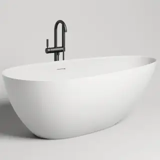 Salini Paola In Ванна отдельностоящая 160х77х54см, сифон, слив-перелив, материал: S-Sense, цвет: белый глянцевый