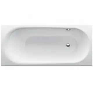 Bette Comodo Ванна встраиваемая, 180х80х45см., с шумоизоляцией, BetteGlasur&reg; Plus, область ног ванны справа, перелив спереди, цвет: белый
