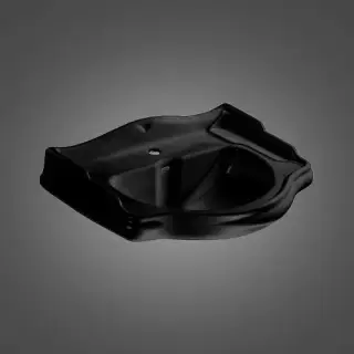 Kerasan Retro 73 Раковина 73х54 см, 1 отв., цвет: черный глянцевый