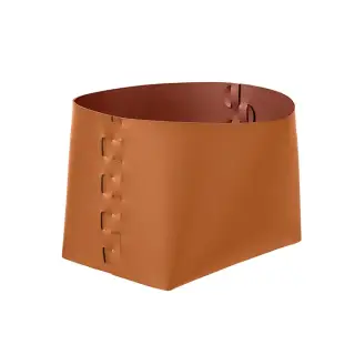 ADJ Корзина Helena, 35x30xH26 см., цвет: коньяк/бордо