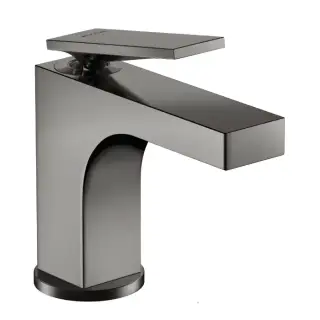 Axor Citterio Смеситель для раковины, 1 отв., с донным клапаном, цвет: полированный черный хром