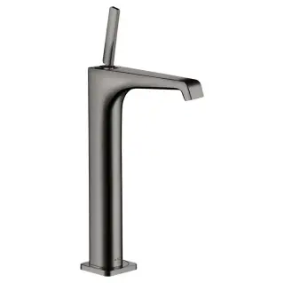Axor Citterio E Смеситель для раковины, на 1 отв., высокий., с незапираемым донным клапаном, цвет: черный хром