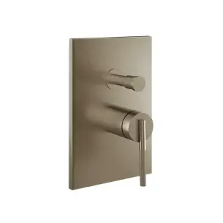 Gessi Ingranaggio Смеситель для душа, встраиваемый, на 2 выхода, цвет:  Finox Brushed Nickel