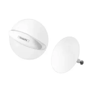 Hansgrohe Flexaplus Внешняя часть набора для слива и перелива, цвет: матовый белый