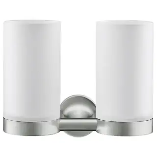 Duravit Starck T Стаканы, подвесные, цвет: Stainless steel Brushed