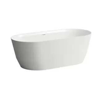 Laufen Pro Ванна отдельностоящая, 165х75см., слив click-clack, цвет: белый