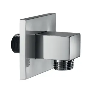 Almar Square Подключение для шланга, квадратное, цвет: хром