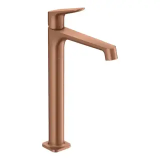 Axor Citterio M Смеситель для раковины, на  1 отв., высокий, цвет: шлифованное красное золото