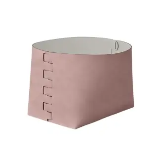 ADJ Корзина Helena, 35x30xH26 см., цвет: пепельная роза/устричный