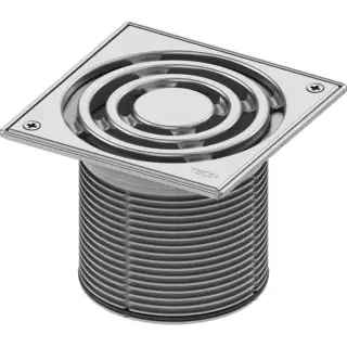 TECEdrainpoint S Базовая решетка 150х150 мм с фиксаторами, с монтажным элементом, сталь