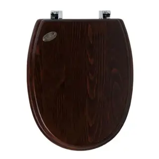 SIMAS Arcade Сиденье для унитаза, цвет дерево/хром