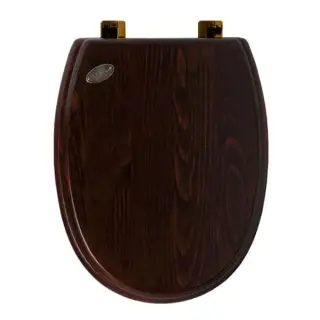 SIMAS Arcade Сиденье для унитаза, цвет дерево/бронза