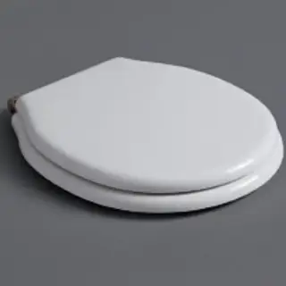 SIMAS Londra Сиденье для подвесного унитаза, цвет: белый/бронза