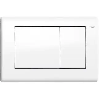 TECEplanus Панель смыва с двумя клавишами, белый глянцевый