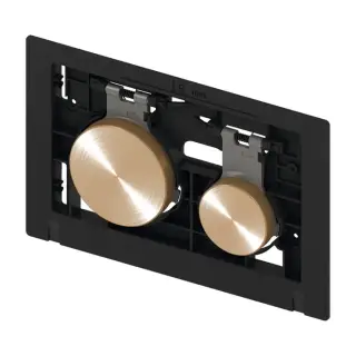 TECEloop Панель смыва с двумя клавишами, цвет: клавиш позолоченный