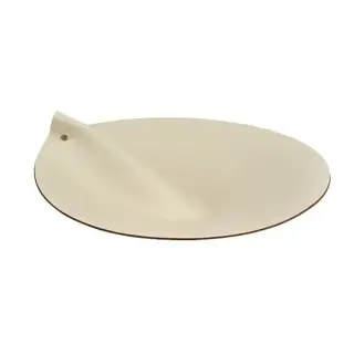 Colombo Adj Крышка для круглой корзины, D40 см, цвет: панна котта/белый