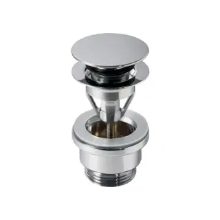 Catalano Слив плоский с клапаном клик-клак для раковин с переливом, цвет хром