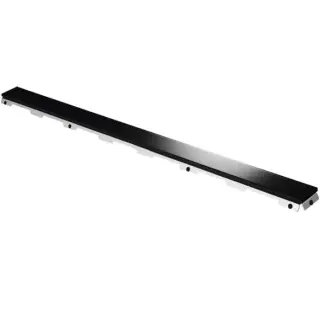 TECE drainline, cтеклянная панель: 1500 мм, стекло чёрное