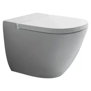 Globo Stockholm Унитаз напольный пристенный 58х37х42см, слив универсальный, цвет: белый