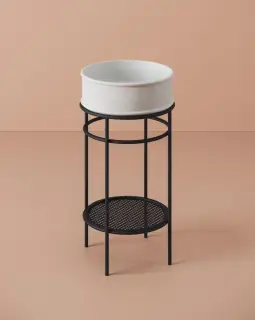 Консоль для ванной комнаты Art Ceram VOGUE / ATELIER ACA058.17;00+ATL001.05;00+TFA002.17 черный матовый/белый