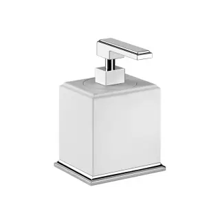 Дозатор Gessi ELEGANZA 46437#031 хром/белый