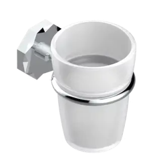 Стакан THG Nihal porcelaine U2N.G02.536 хром/золото