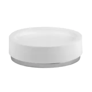 Мыльница Gessi Ovale 25326#031 хром/белый