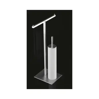 Ершик туалетный Antonio Lupi Just JUST106 сатинированная нержавеющая сталь/белый