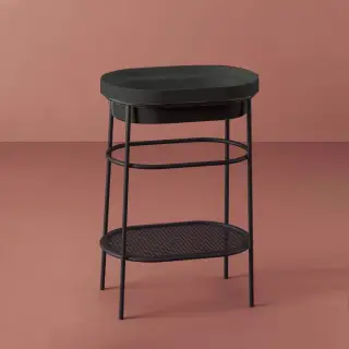 Консоль для ванной комнаты Art Ceram FUORI SCALA ACA055.17 черный матовый