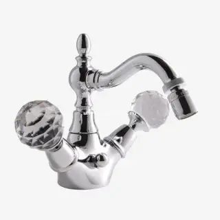 Смеситель для биде Carlo Frattini Elizabeth Chic F5092COR золото/ хрусталь