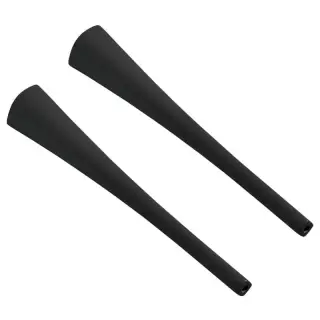 Пара ножек для раковины черный блестящий