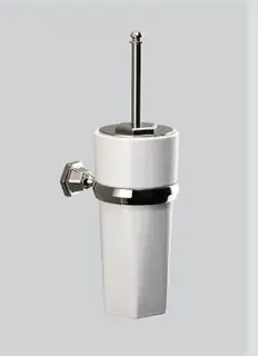 Ершик туалетный Devon&Devon Jubilee JB120NKSA брашированный никель/белый