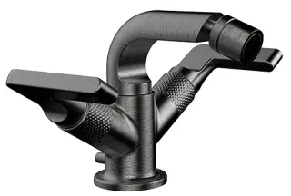Смеситель для биде Gessi INCISO 58027#707 цвет-Black Metal Brushed PVD