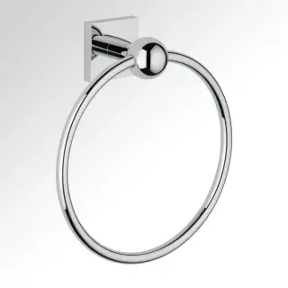 Держатель для полотенец THG Marina Black Onyx A60.A02.504N хром