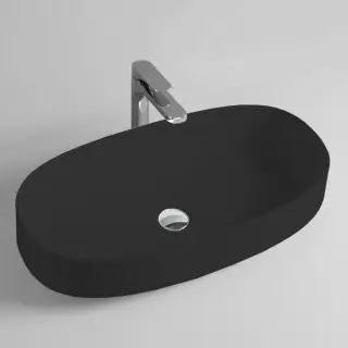 Раковина Art Ceram COGNAC 68 COL005.03;00 черный блестящий