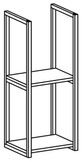 Стеллаж для ванной Arbi AT16 AT16 rodio