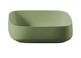 Раковина Art Ceram COGNAC QUADRO 55 COL008.44;00 verde salvia opaco