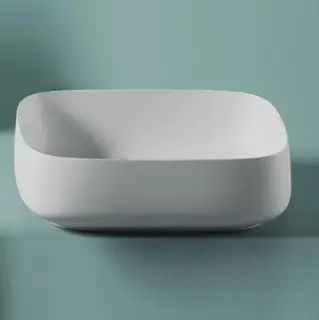 Раковина Art Ceram COGNAC QUADRO 56 COL009.05;00 белый матовый