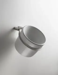 Мыльница Agape BUCATINI ABUC0160 керамика, цвет белый, нержавеющая сталь