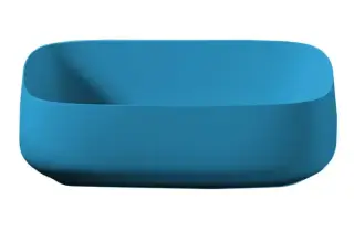 Раковина Art Ceram COGNAC QUADRO 56 COL009.38;00 blu avio opaco