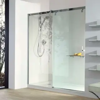 Ограждение в нишу HUPPE Vista Pure VR0009.C91.322 хром/прозрачное стекло